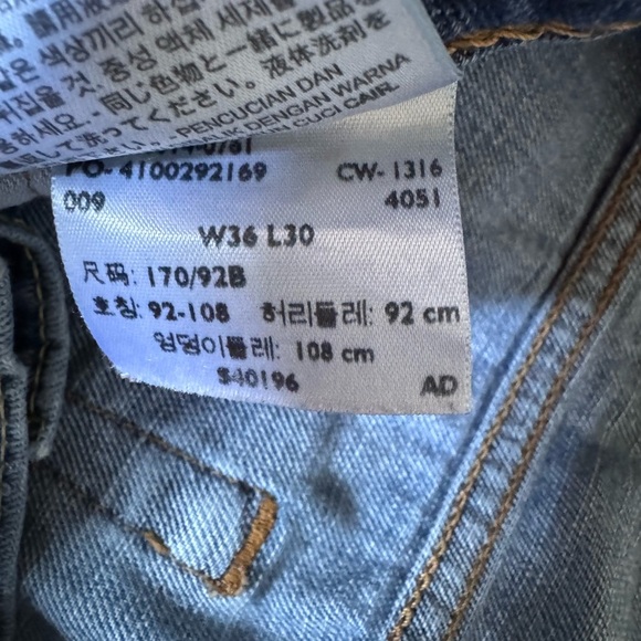 Levi’s 514 Jeans Men Size 36X30 Relaxed Fit - Picture 3 of 5